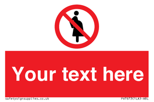 Custom prohibition not for pregnant women